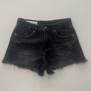 Zara Girl’s Black Denim Shorts